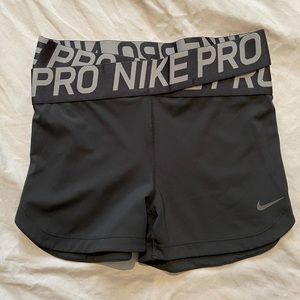 Nike Pro Shorts 3” Black Size Medium